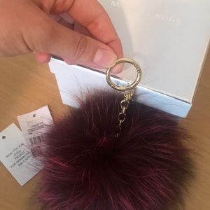 Michael Kors poof keychain new with tags and box